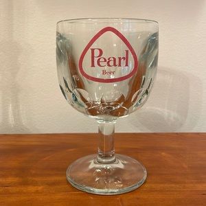 VINTAGE PEARL TEXAS BEER GOBLETS